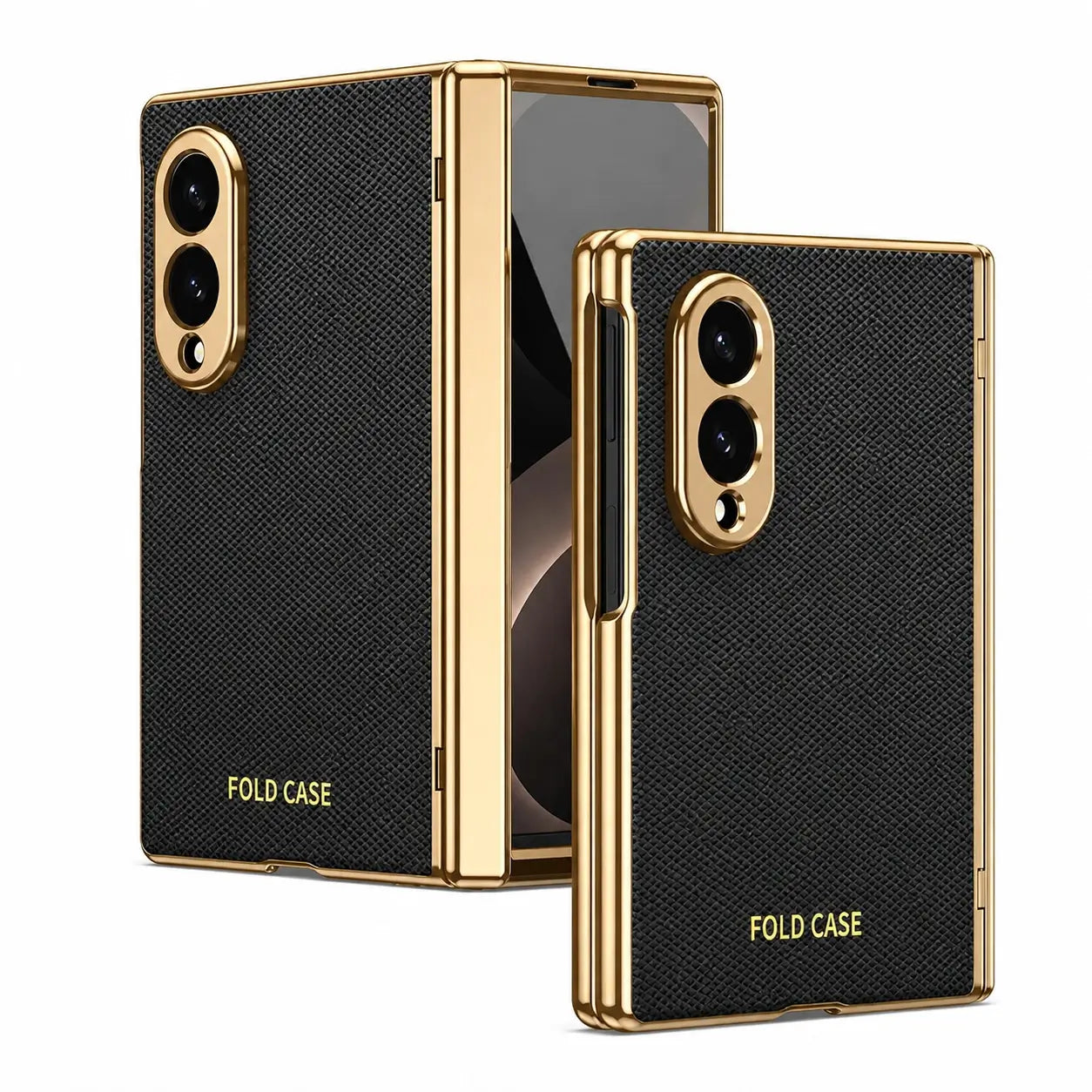 Elite Leather Armor Case With Hinge & Screen Protection For Galaxy Z Fold
