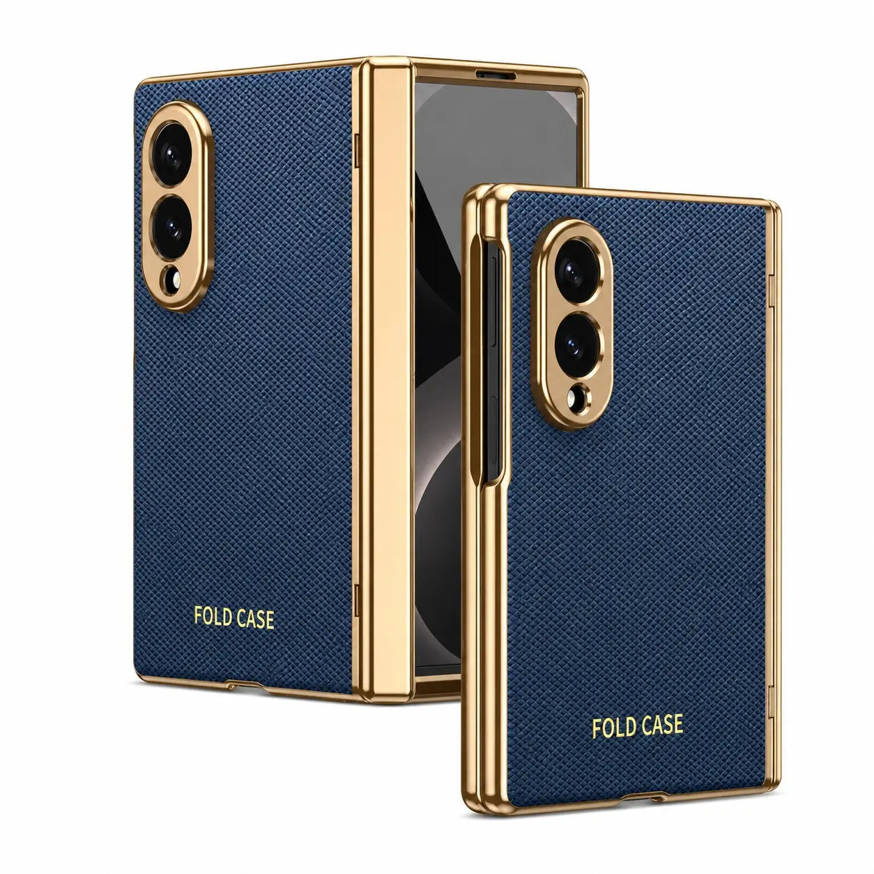 Elite Leather Armor Case With Hinge & Screen Protection For Galaxy Z Fold