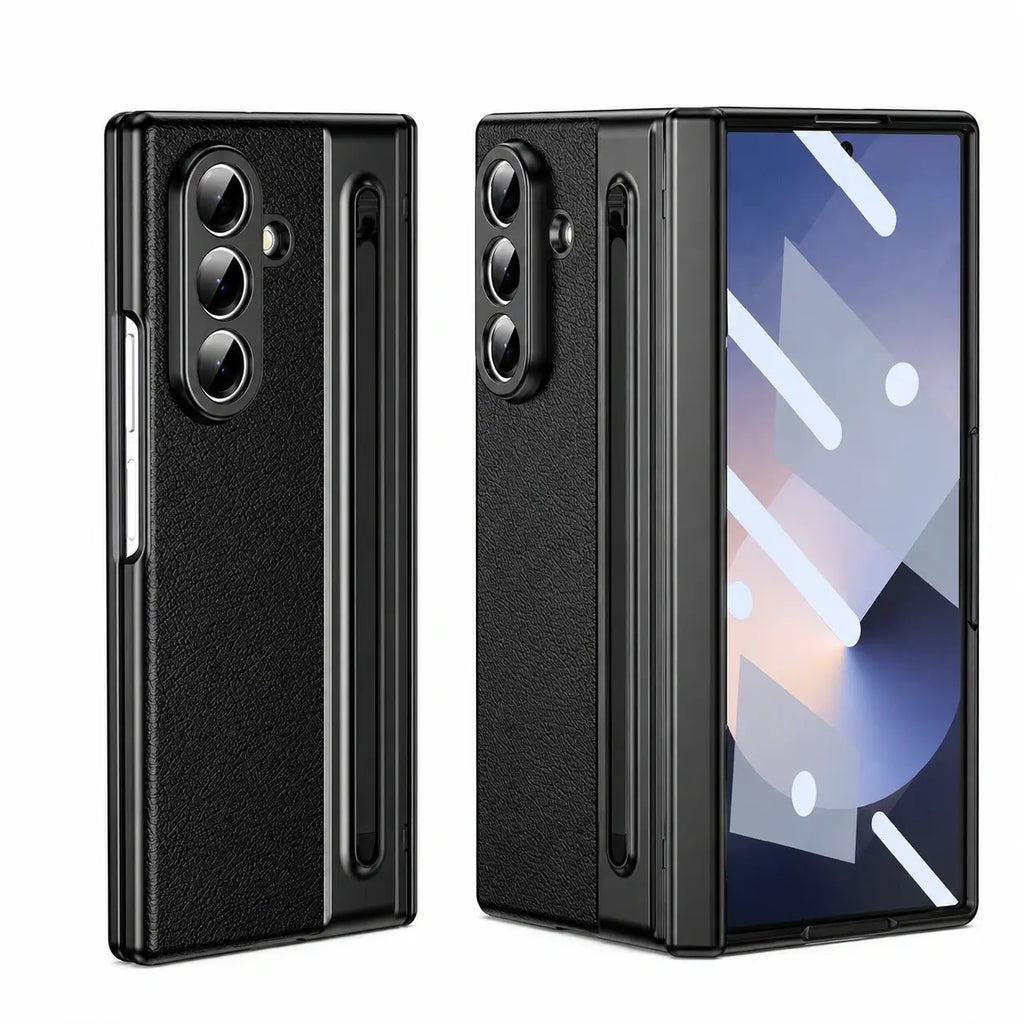 Leather Stylus Shield with Screen Potection For Galaxy Z Fold 8