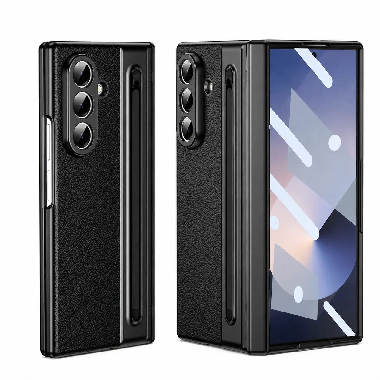 Leather Stylus Shield with Screen Potection For Galaxy Z Fold 8