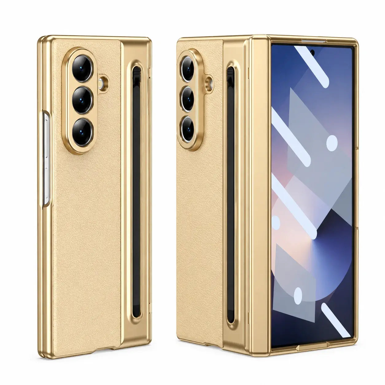 Leather Stylus Shield with Screen Potection For Galaxy Z Fold 8