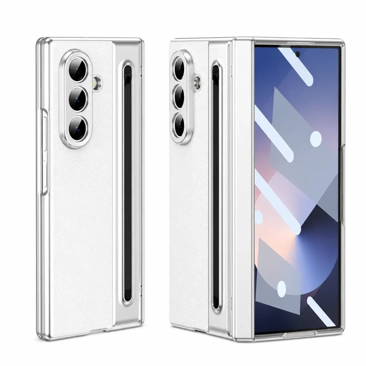 Leather Stylus Shield with Screen Potection For Galaxy Z Fold 8