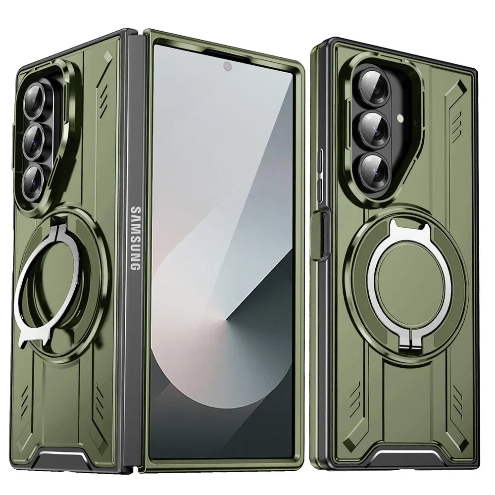 Shockproof Magnetic Ring Holder Case