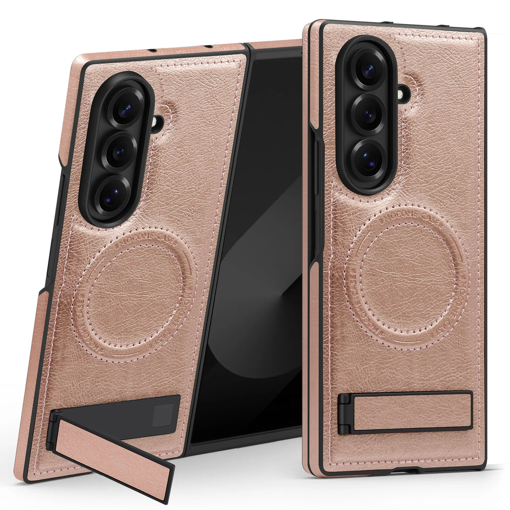 Leather Magnetic Case with Kickstand