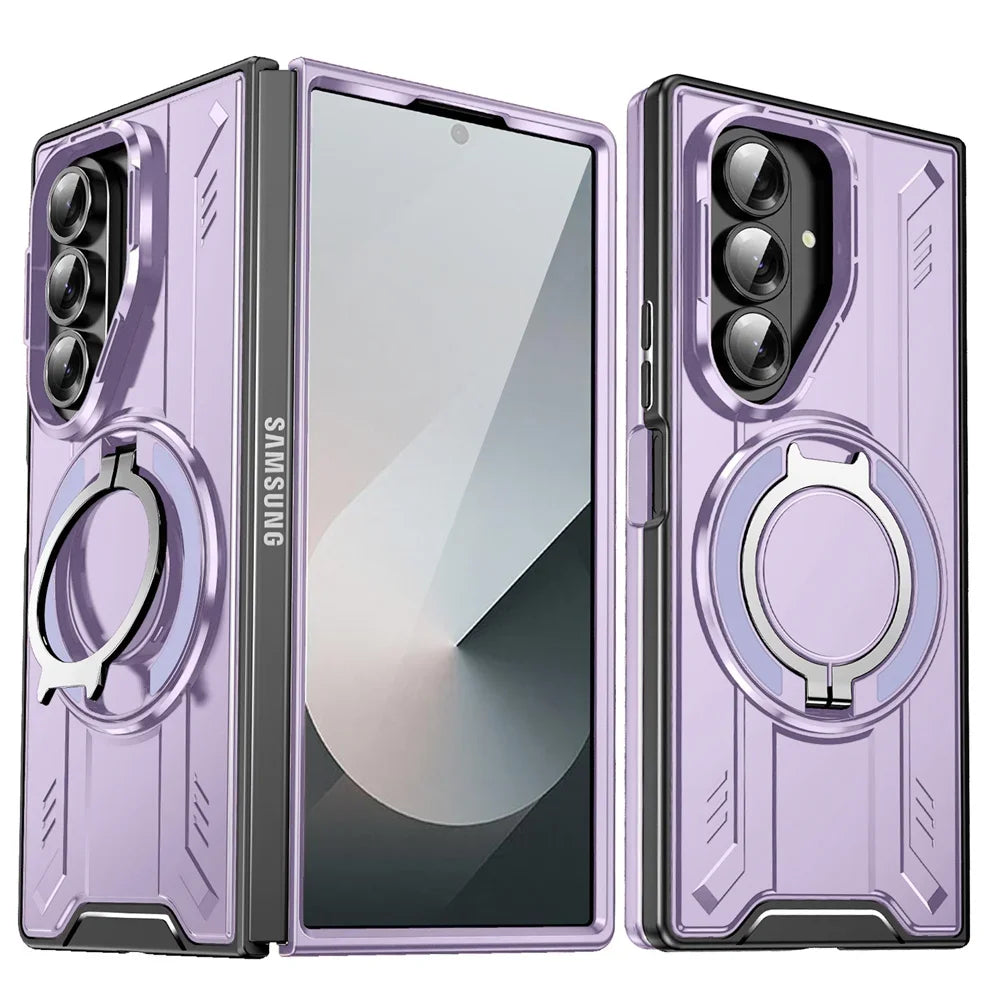 Shockproof Magnetic Ring Holder Case