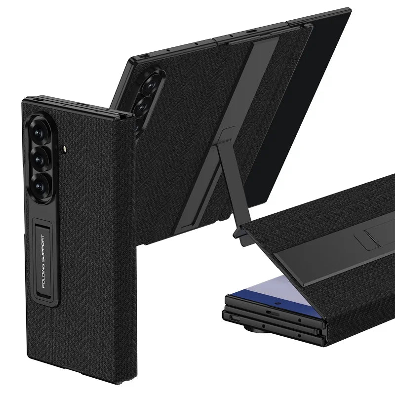 Leather Flip Case With For Galaxy Z TriFold
