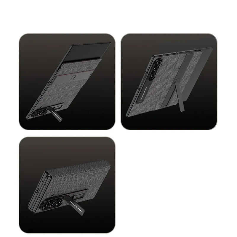 Leather Flip Case With For Galaxy Z TriFold