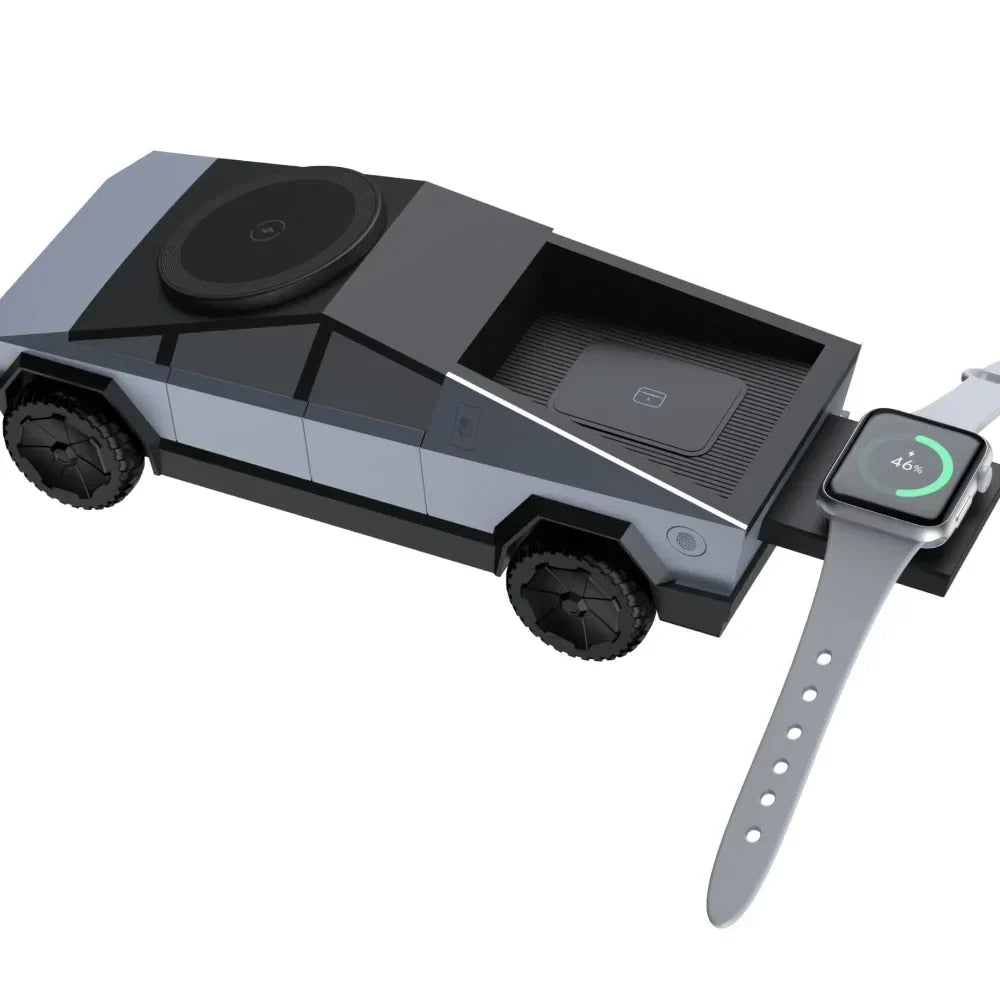 CyberDock 3-in-1 Wireless Charging Station