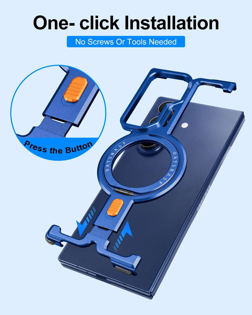 Magnetic Case with Stand For Z Fold 7