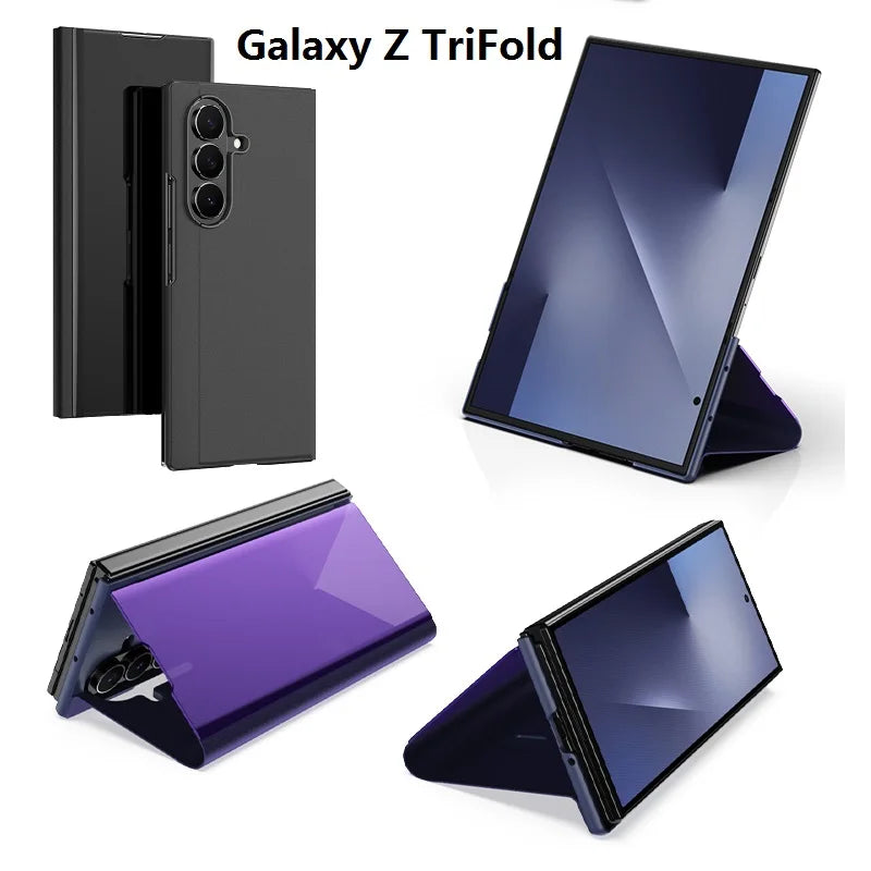 Mirror Stand Case For Galaxy Z TriFold