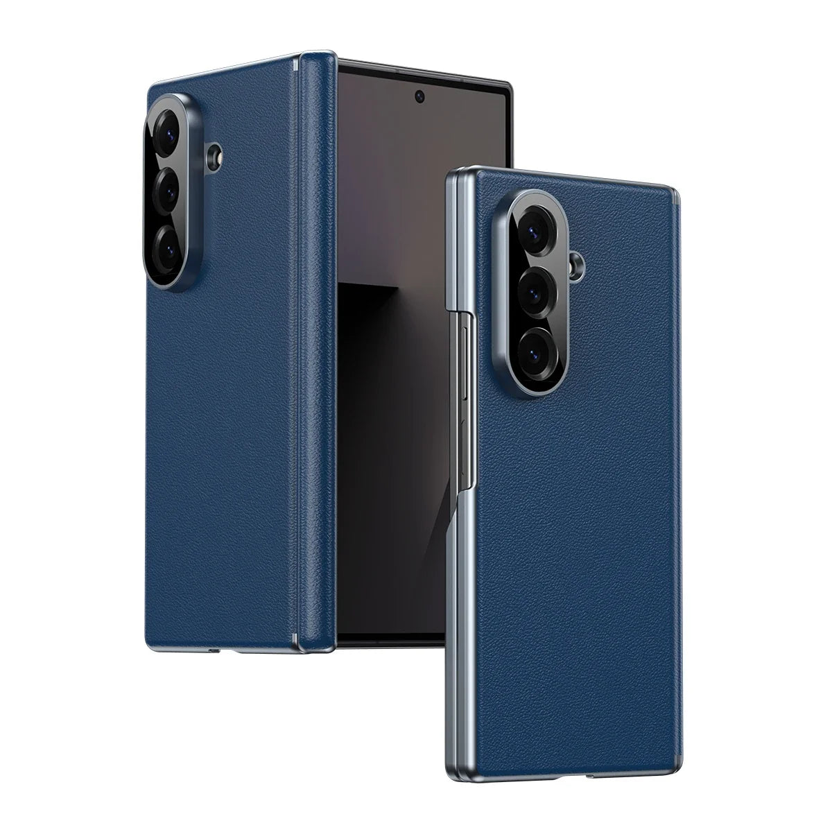 Leather Case with Hinge Protection for Galaxy Z Fold