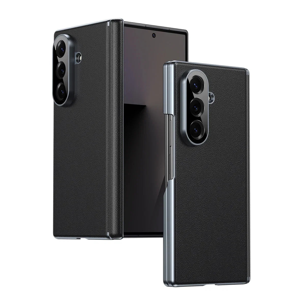 Leather Case with Hinge Protection for Galaxy Z Fold