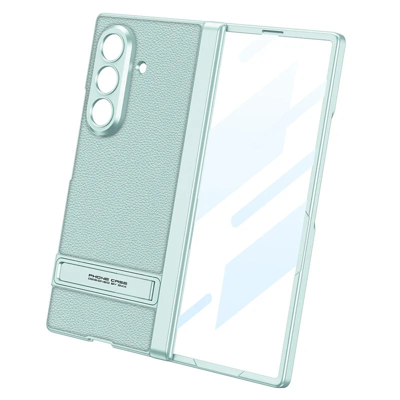 Magnetic Kickstand Leather Case For Z Fold 7