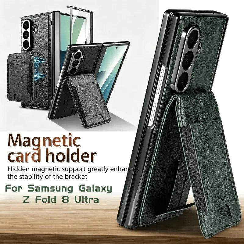 Magnetic Wallet Stand Case For Galaxy Z Fold Series