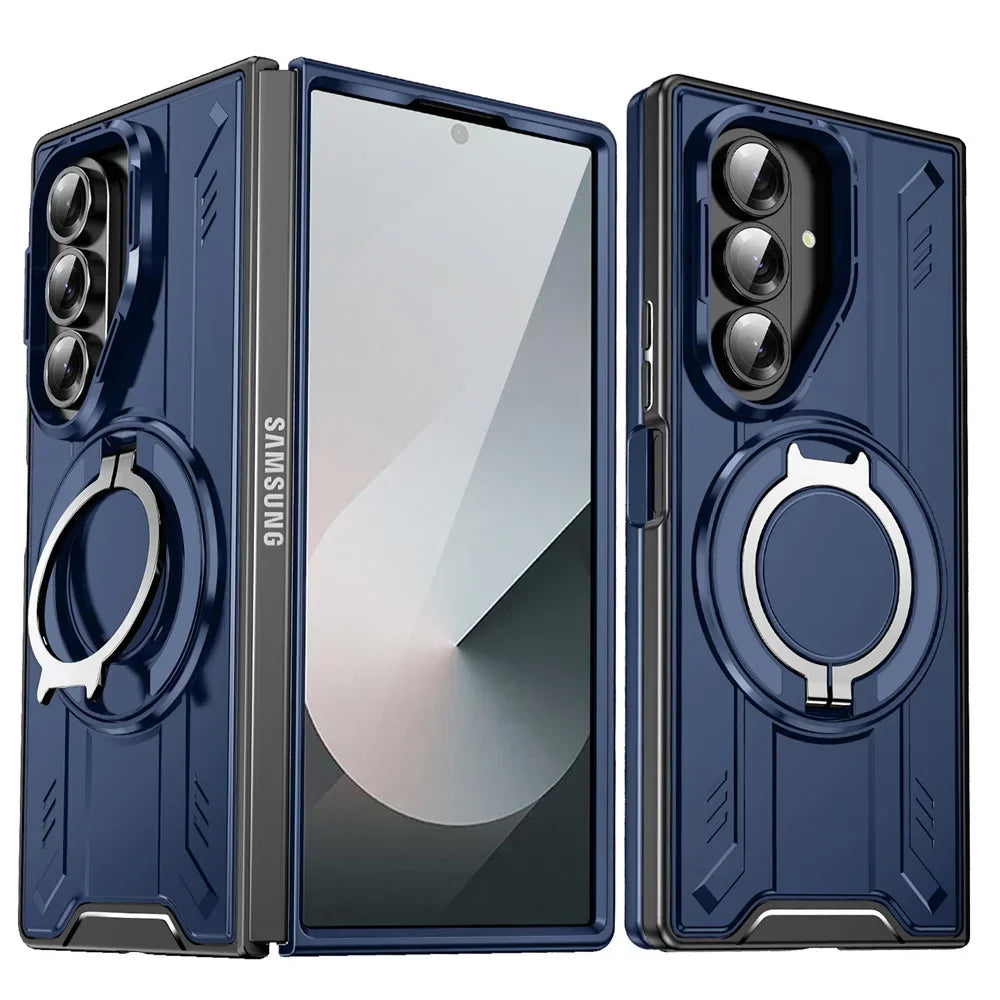 Shockproof Magnetic Ring Holder Case