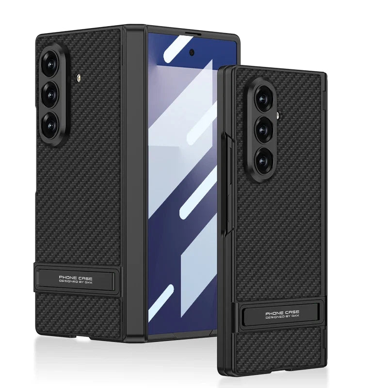 Magnetic Kickstand Leather Case For Z Fold 7