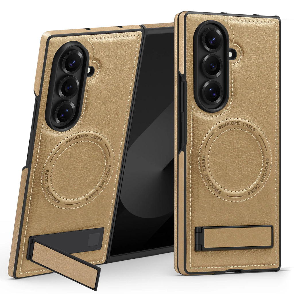 Leather Magnetic Case with Kickstand