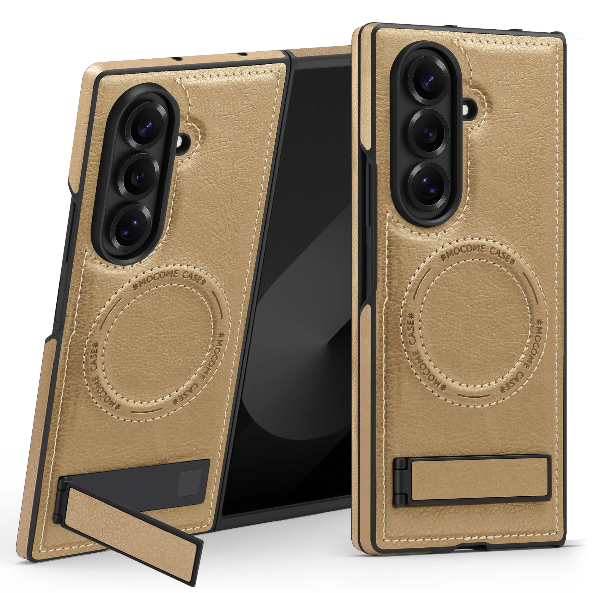 Leather Magnetic Case with Kickstand