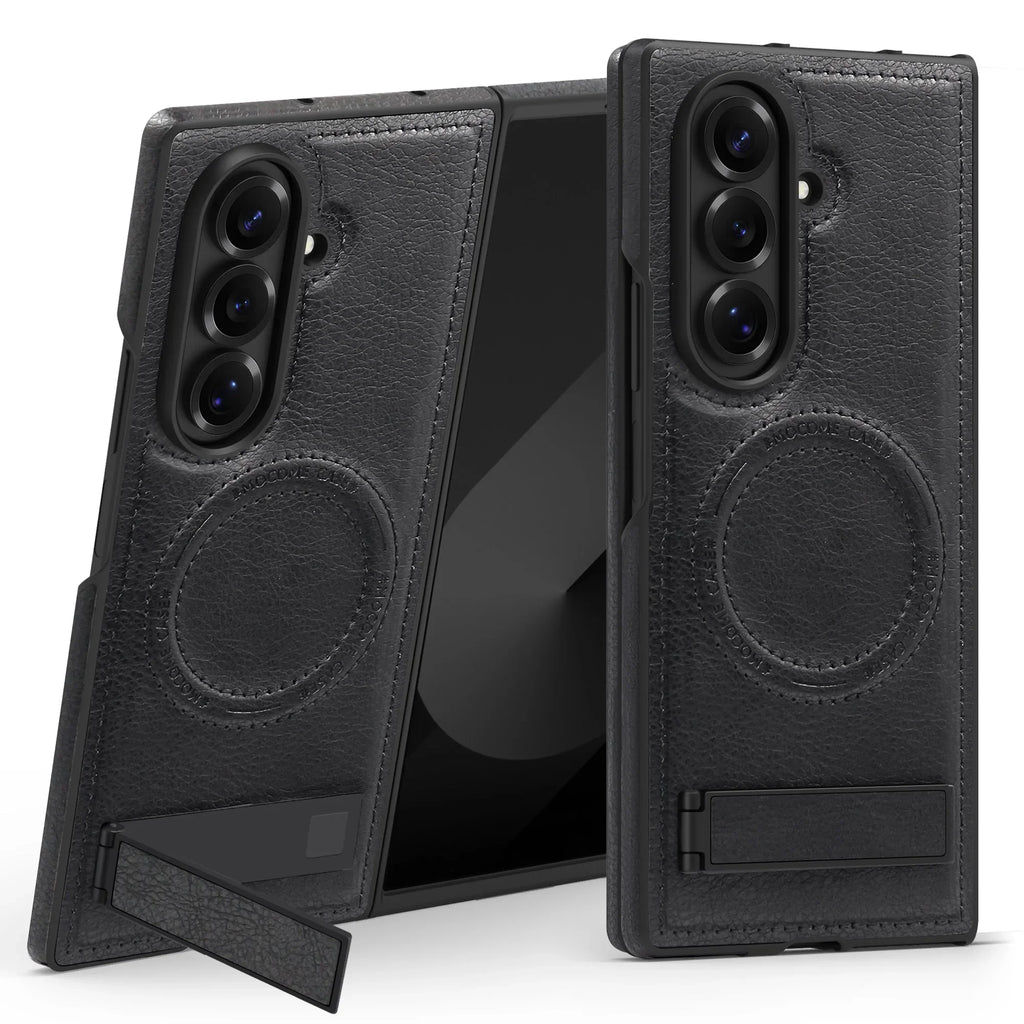 Leather Magnetic Case with Kickstand