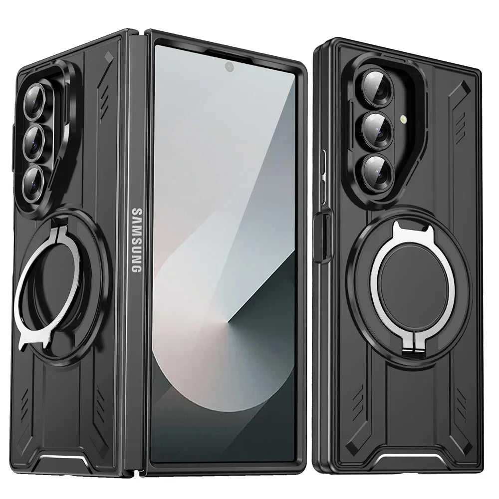 Shockproof Magnetic Ring Holder Case
