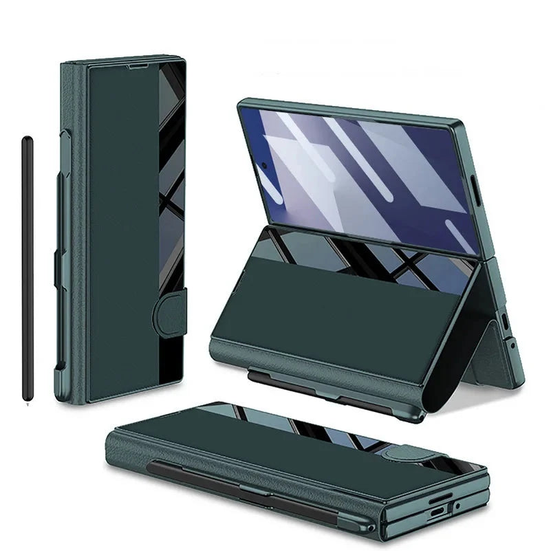 Flip Stand Case with Pen Slot & Film
