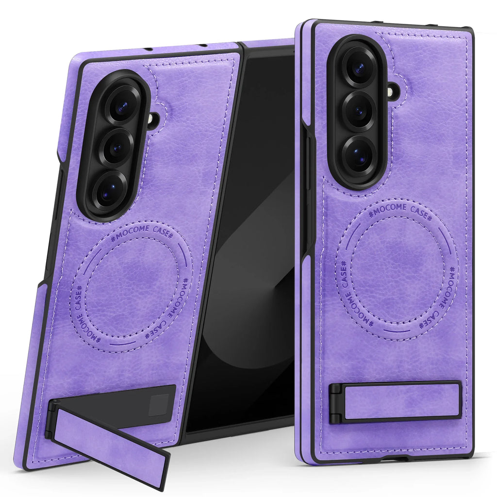 Leather Magnetic Case with Kickstand