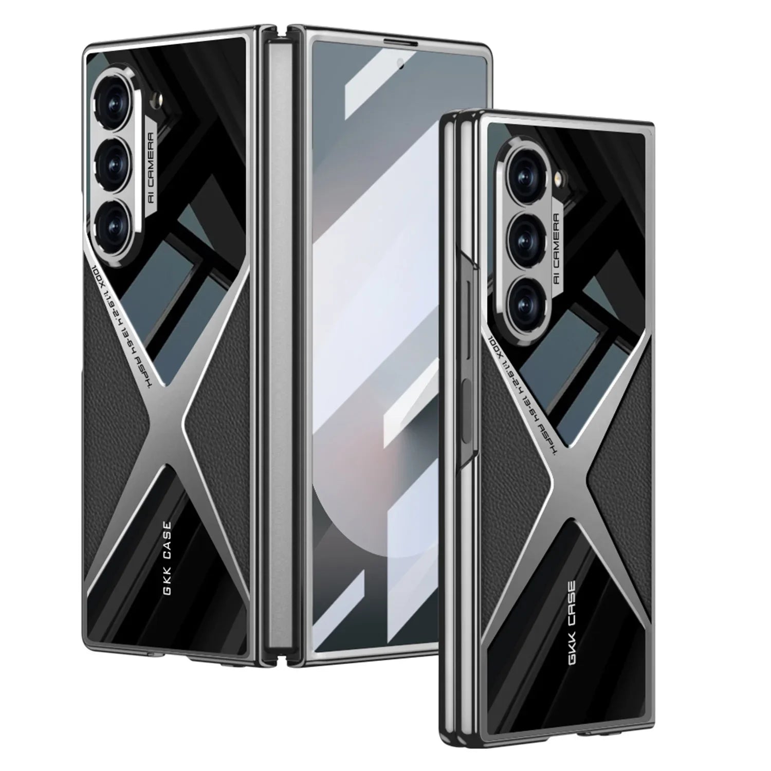 Luxury Leather Case with Camera Protection For Samsung Galaxy Z Fold 6