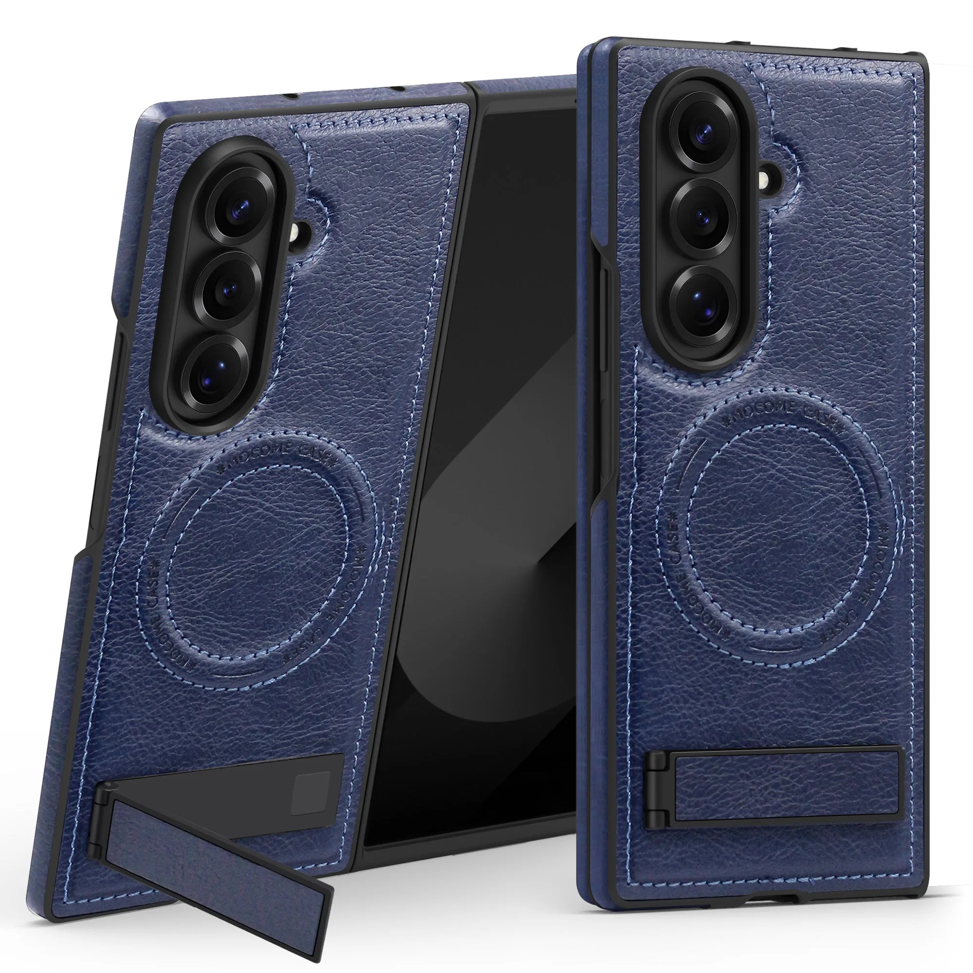Leather Magnetic Case with Kickstand