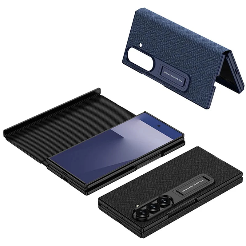 Leather Flip Case With For Galaxy Z TriFold
