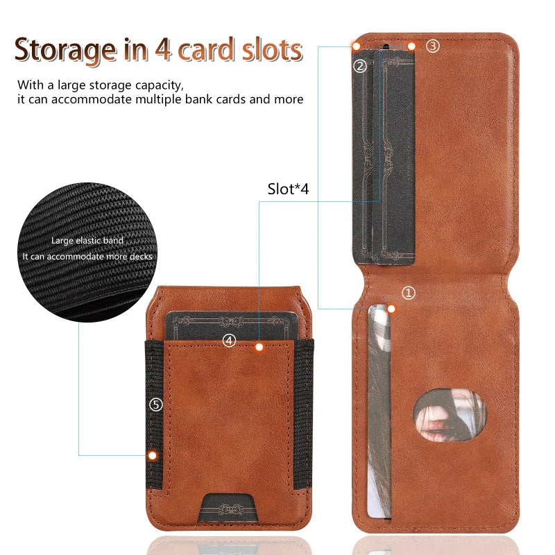 Magnetic Wallet Stand Case For Galaxy Z Fold Series