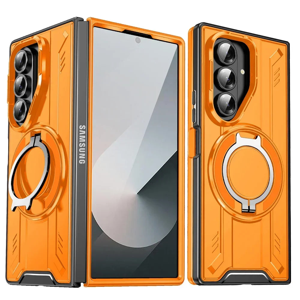 Shockproof Magnetic Ring Holder Case