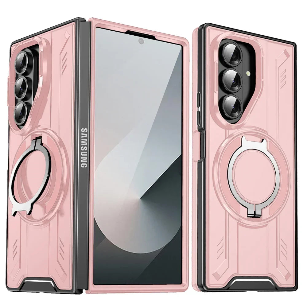 Shockproof Magnetic Ring Holder Case