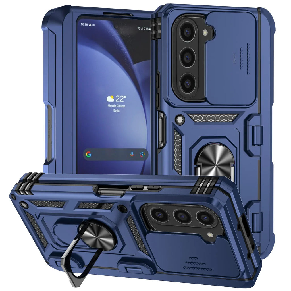 Armor Case with Kickstand & Camera Cover