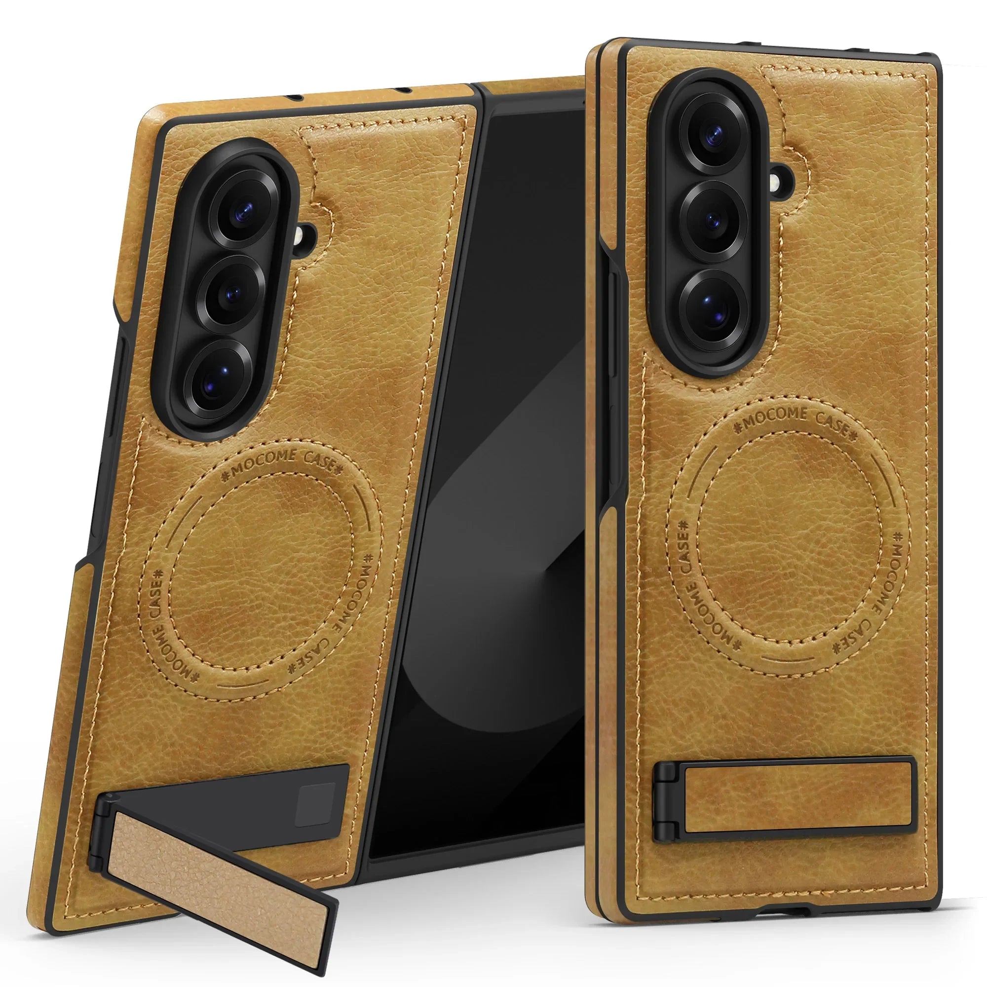 Leather Magnetic Case with Kickstand