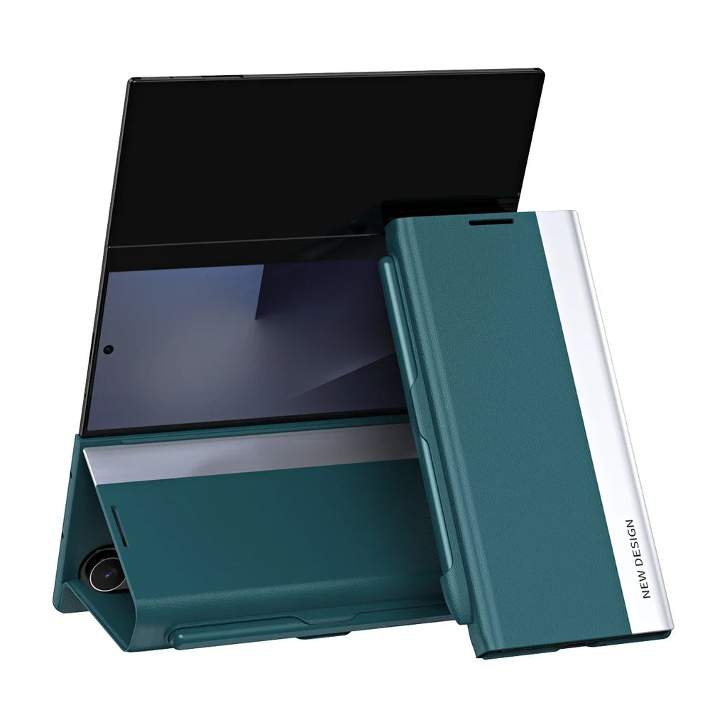 Smart View Flip Leather Case with Pen for Galaxy Z TriFold