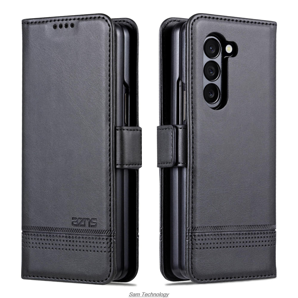 Magnetic Adsorption Leather Fitted Case For Samsung Galaxy Z Fold 5