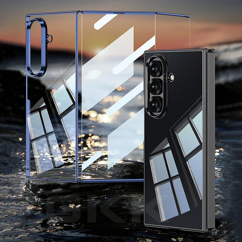 Ultra-thin Clear Case with Front Screen Glass