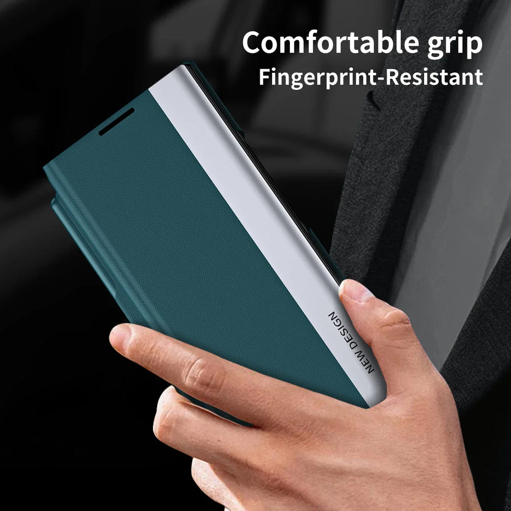 Smart View Flip Leather Case with Pen for Galaxy Z TriFold