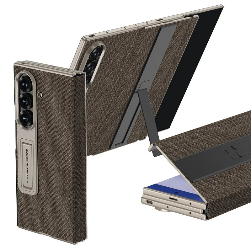 Leather Flip Case With For Galaxy Z TriFold