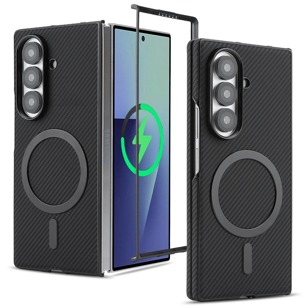 Ultra Thin Carbon Fiber Leather Case For Z Fold