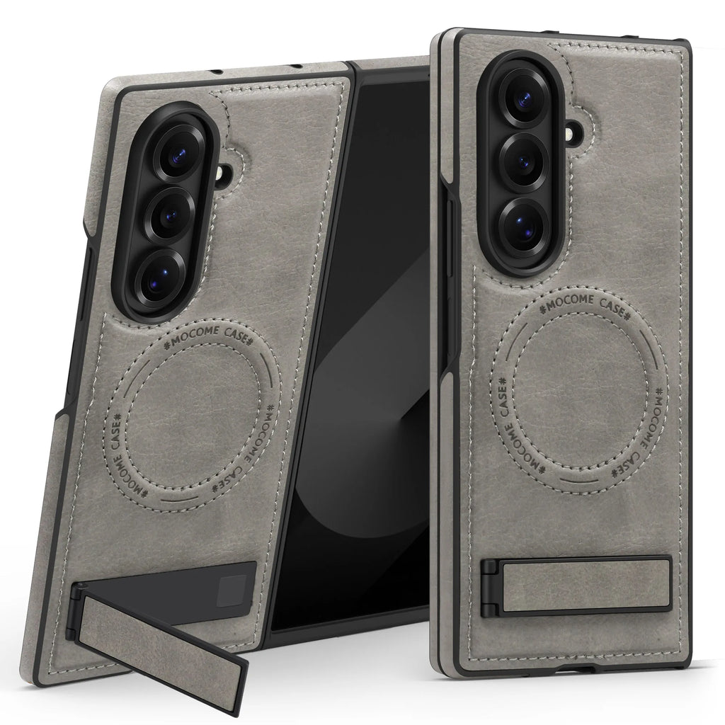 Leather Magnetic Case with Kickstand