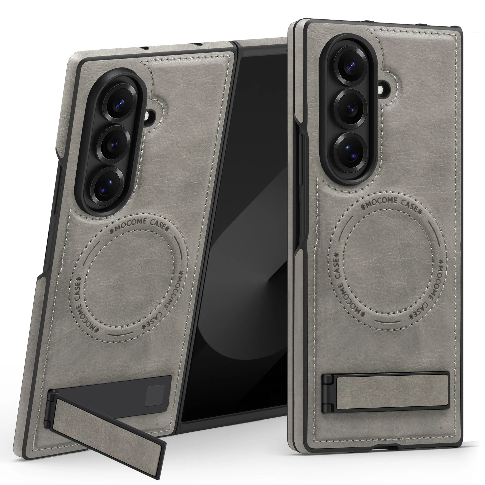 Leather Magnetic Case with Kickstand