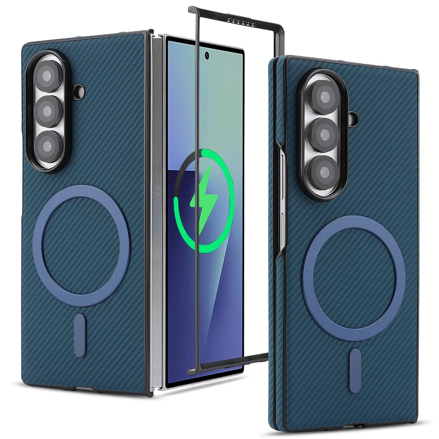Ultra Thin Carbon Fiber Leather Case For Z Fold