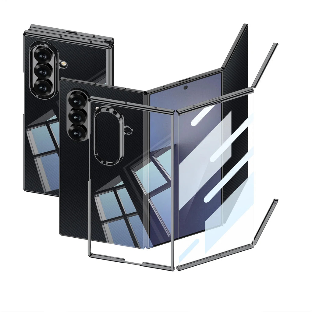 Ultra-thin Clear Case with Front Screen Glass