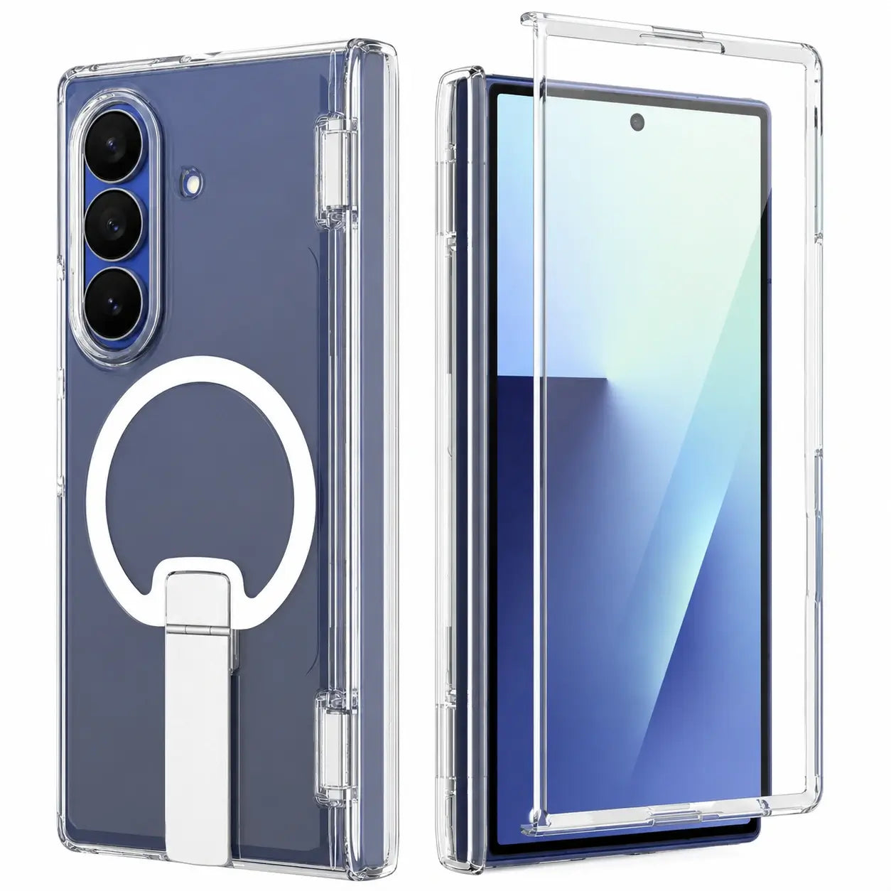 Transparent Magnetic Phone Case For Galaxy Z Fold 8