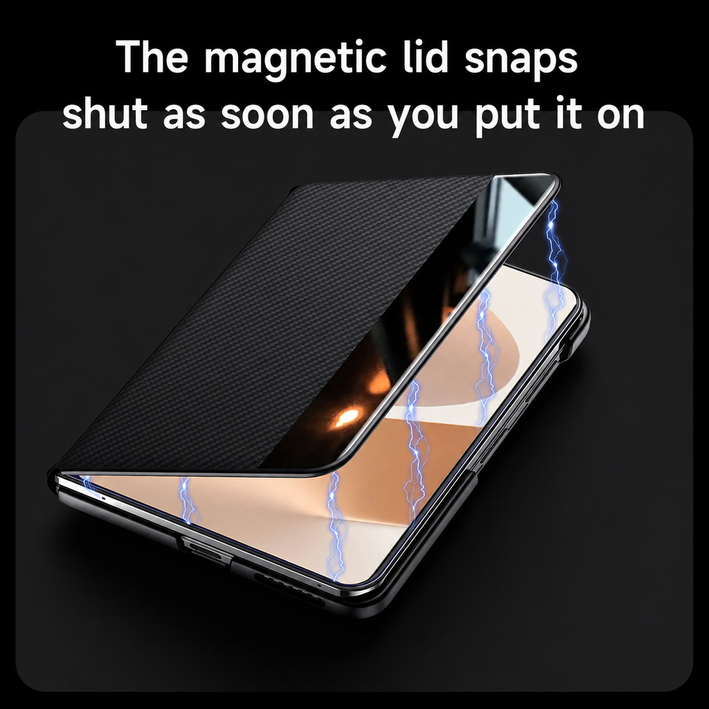 Carbon Fiber Leather MagSafe Case