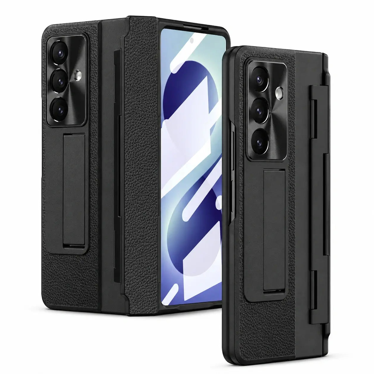 Leather Kickstand Case For Galaxy Z Fold Series