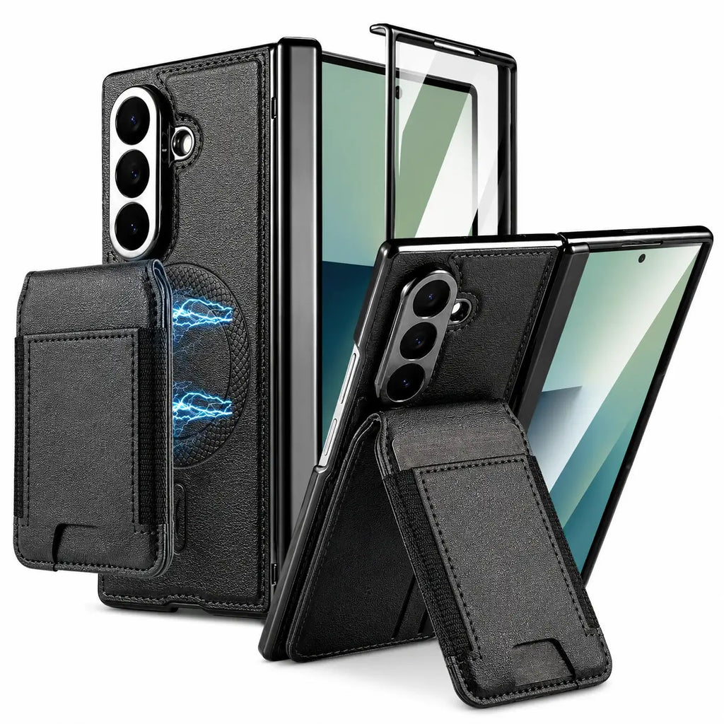 Magnetic Wallet Stand Case For Galaxy Z Fold Series