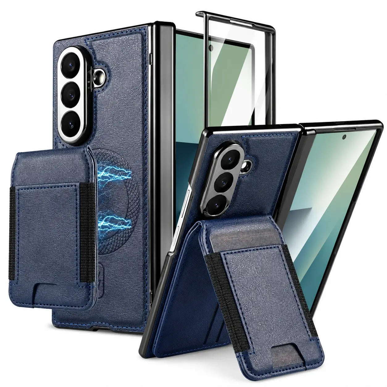 Magnetic Wallet Stand Case For Galaxy Z Fold Series