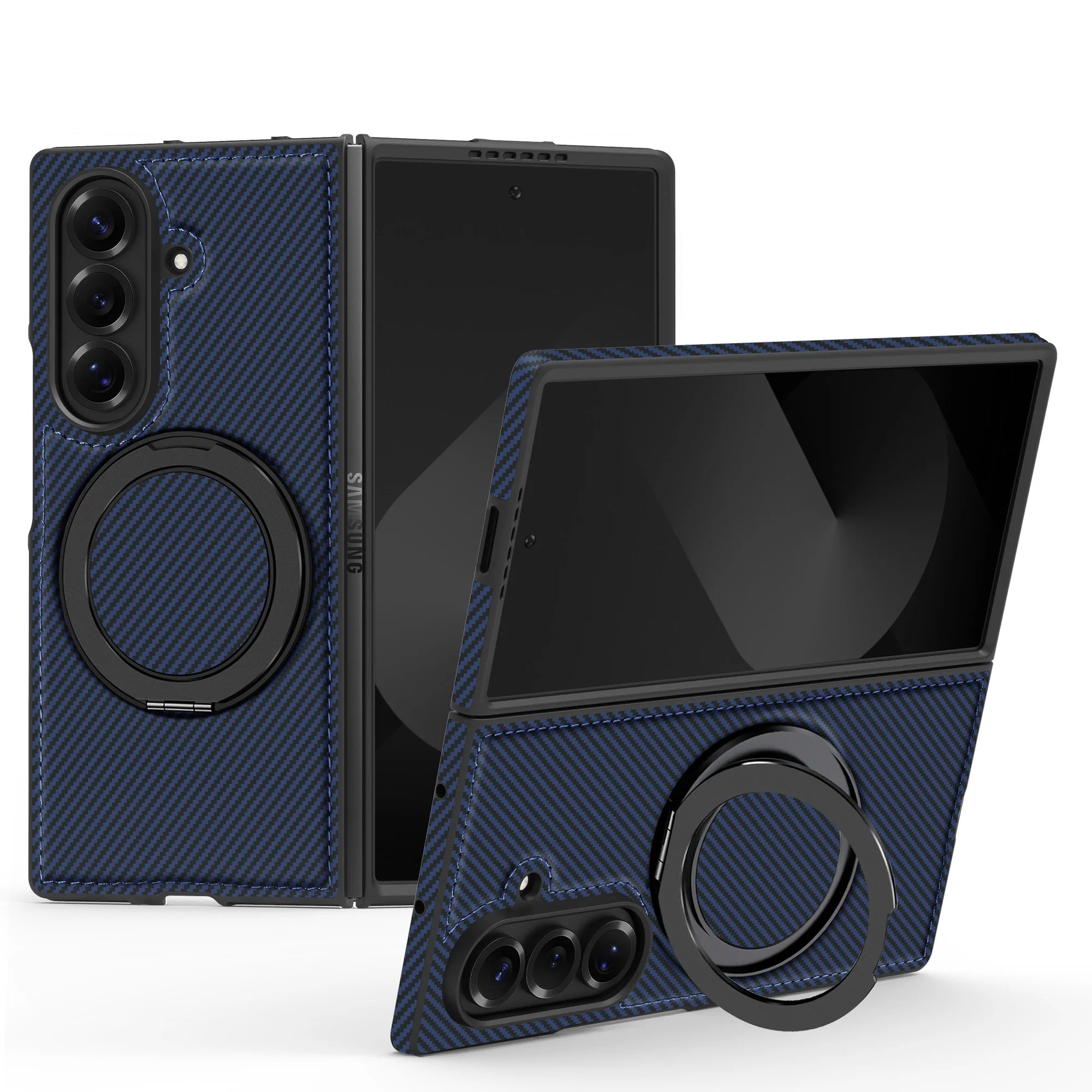 Carbon Fiber Magnetic Ring Case